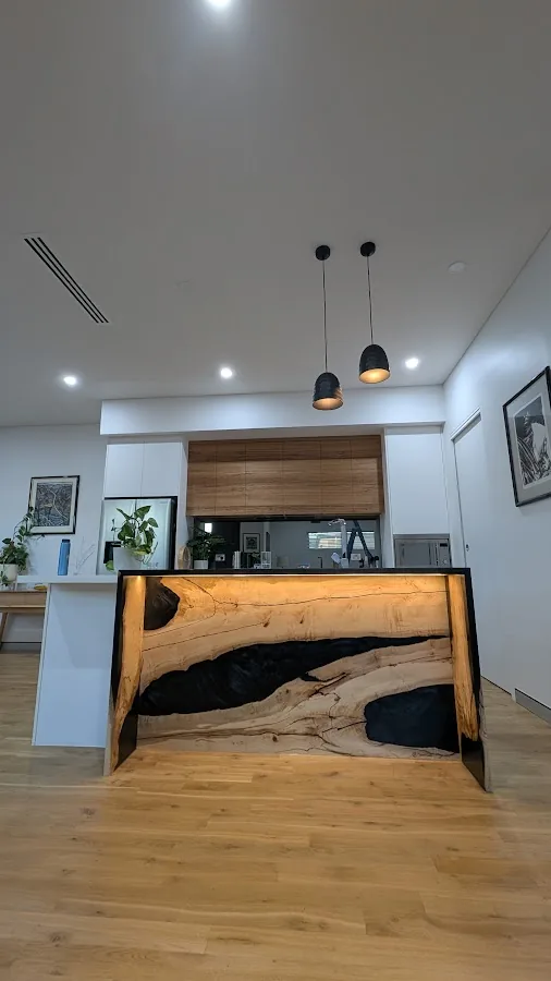 Kitchen island pendant lights and LED strip lighting